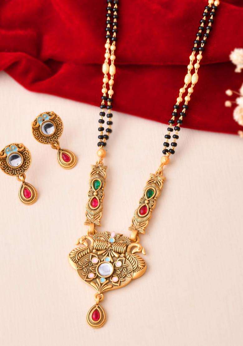 Gold Stainless Steel Mangalsutra - Indya