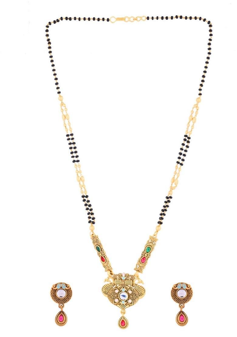Gold Stainless Steel Mangalsutra - Indya