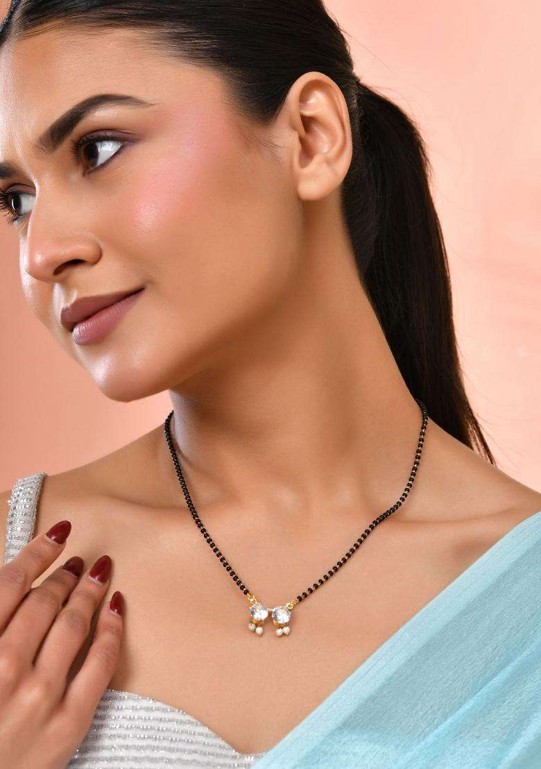 Gold Stainless Steel Mangalsutra - Indya