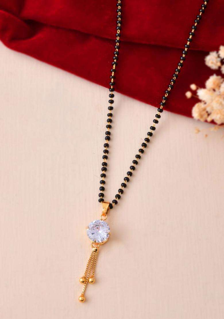 Gold Stainless Steel Mangalsutra - Indya