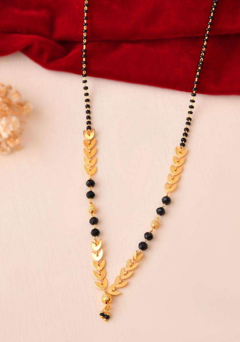 Gold Stainless Steel Mangalsutra - Indya