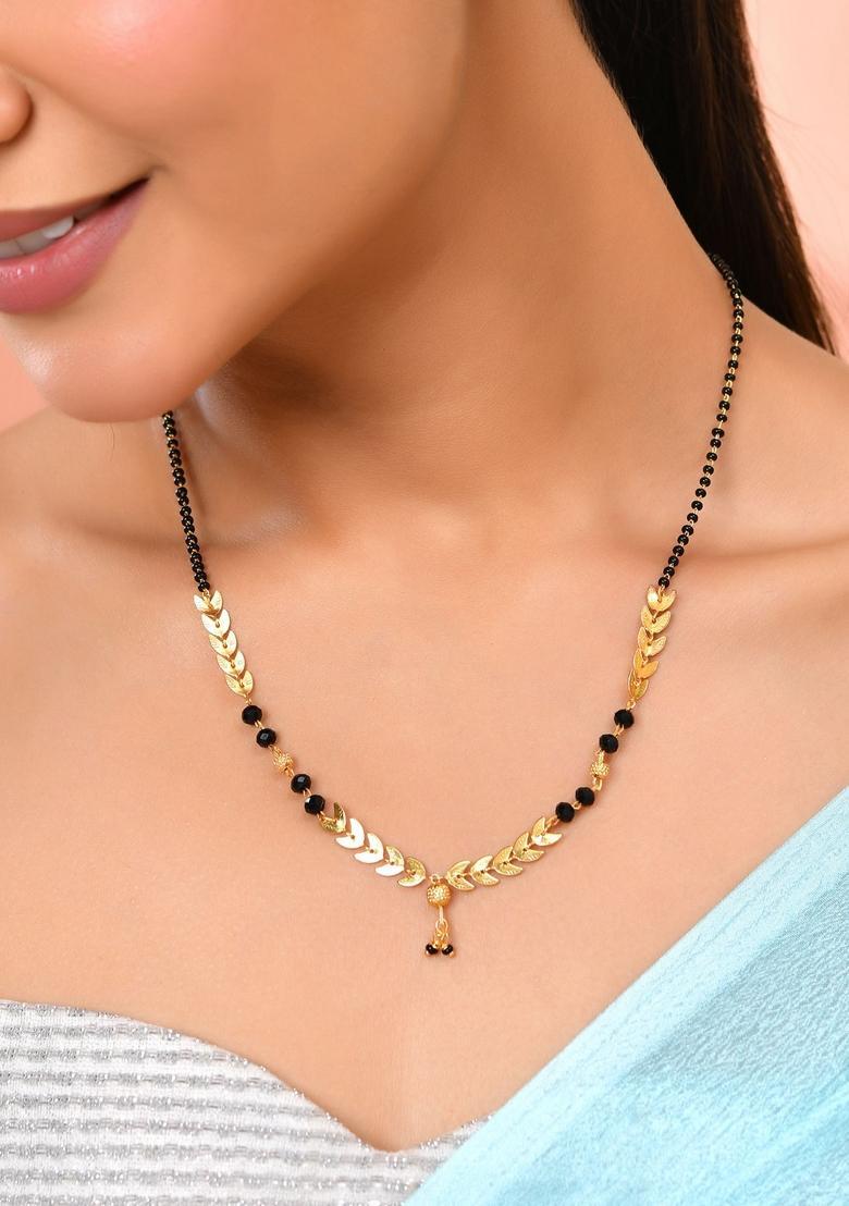 Gold Stainless Steel Mangalsutra - Indya