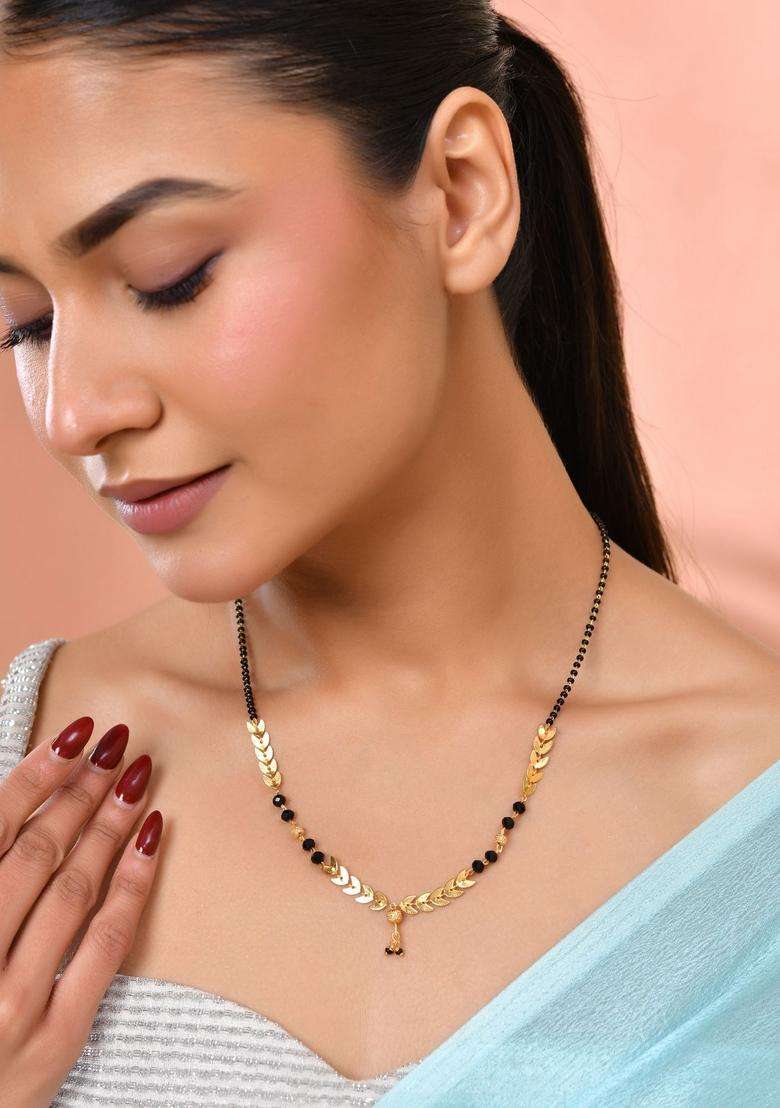 Gold Stainless Steel Mangalsutra - Indya