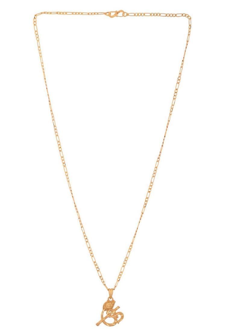 Gold Stainless Steel Pendant - Indya