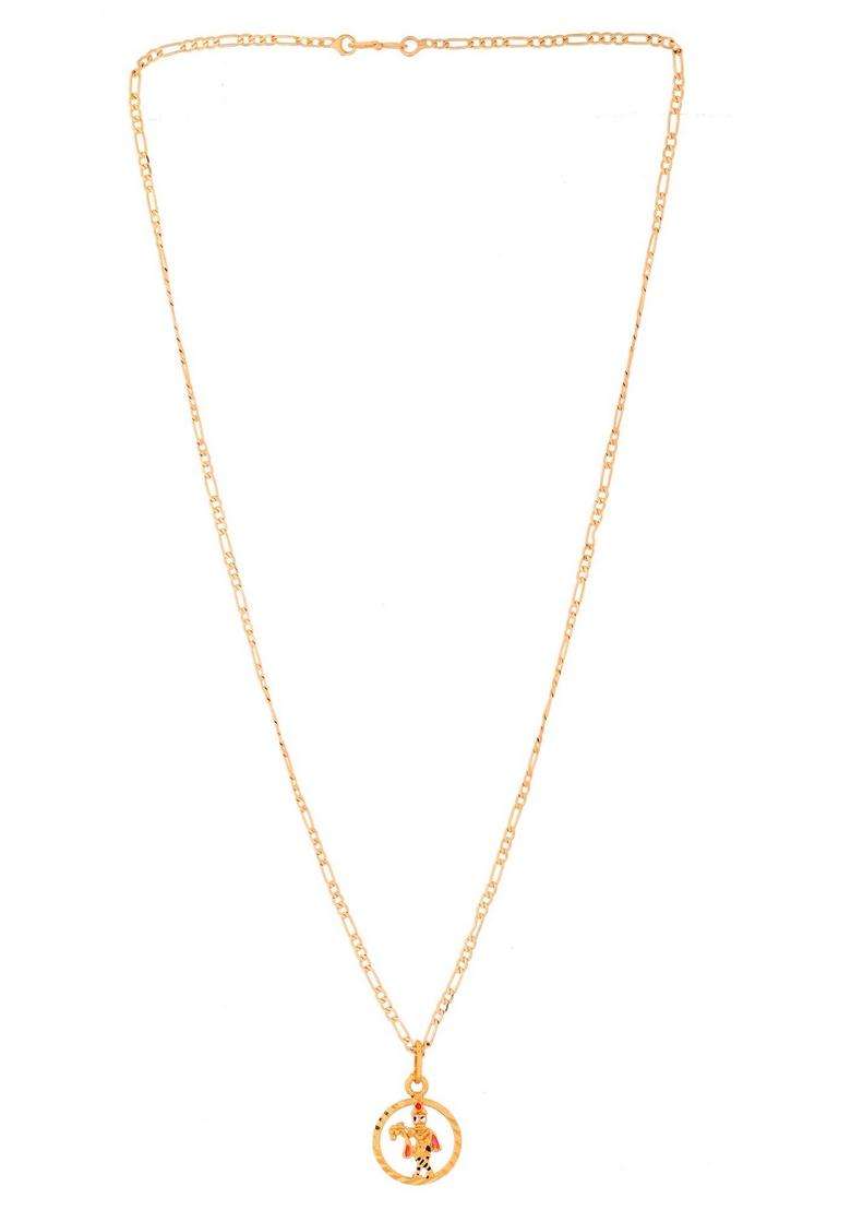 Gold Stainless Steel Pendant - Indya