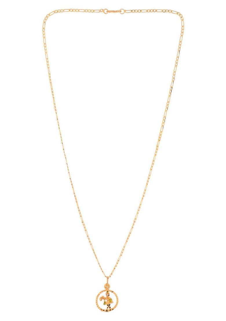 Gold Stainless Steel Pendant - Indya