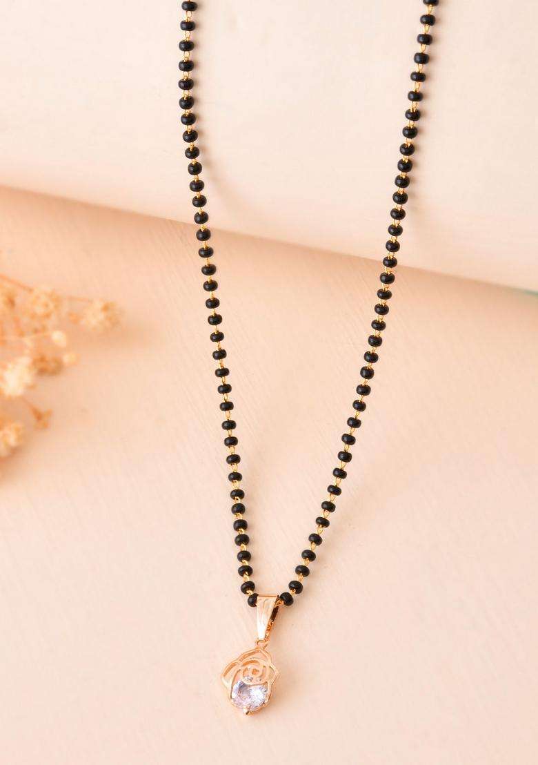 Gold Stainless Steel Mangalsutra - Indya