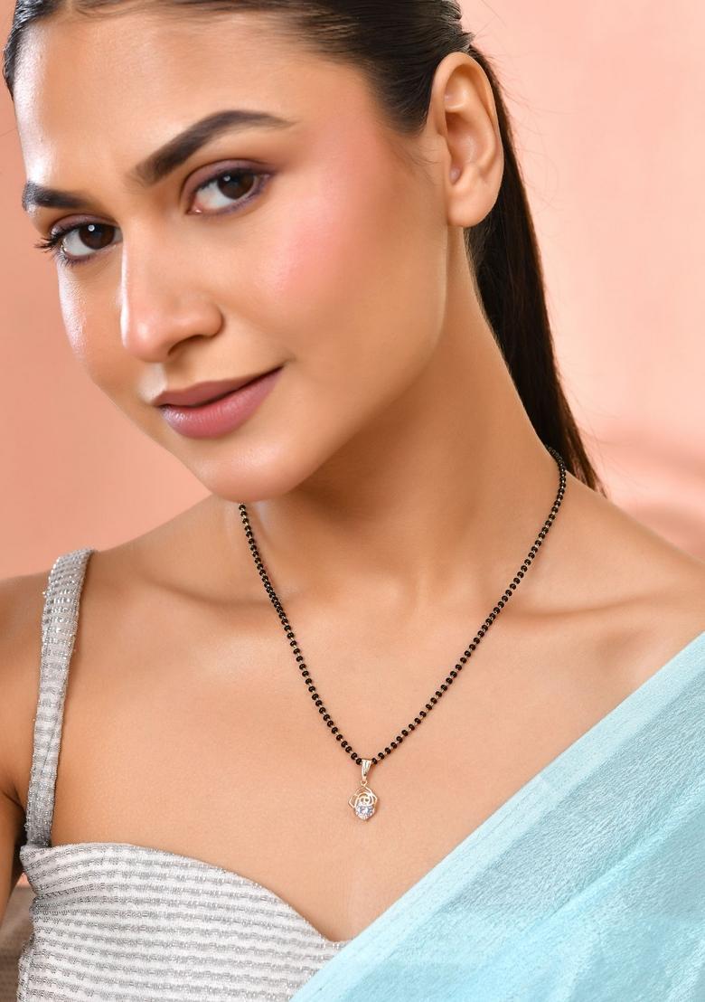 Gold Stainless Steel Mangalsutra - Indya