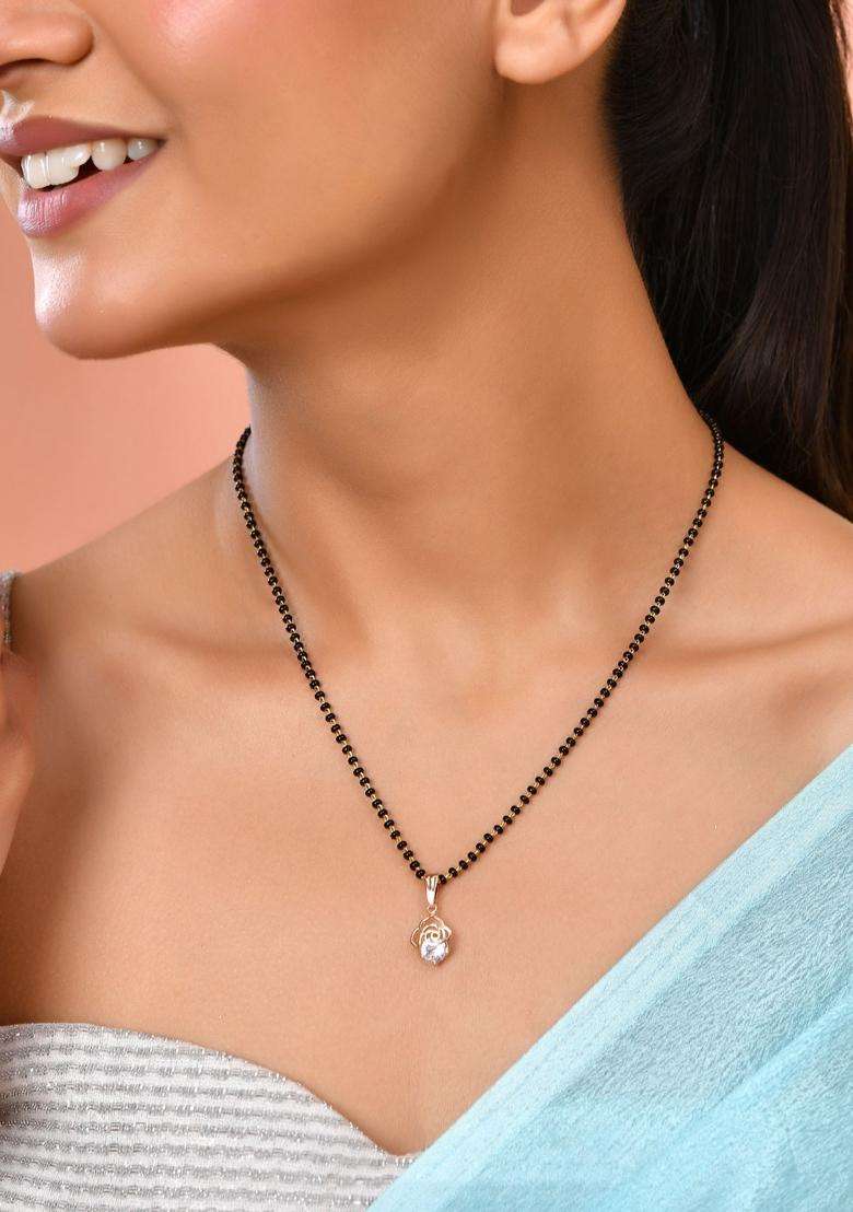 Gold Stainless Steel Mangalsutra - Indya