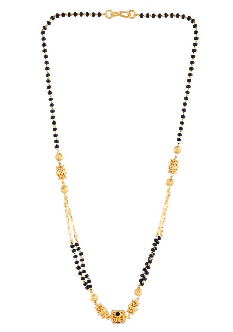 Gold Stainless Steel Mangalsutra - Indya