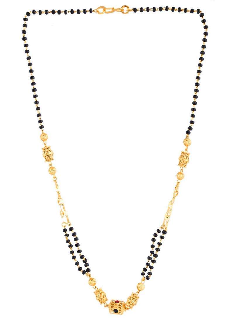 Gold Stainless Steel Mangalsutra - Indya