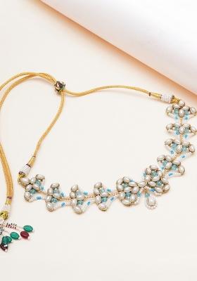 Blue  Alloy Necklaces