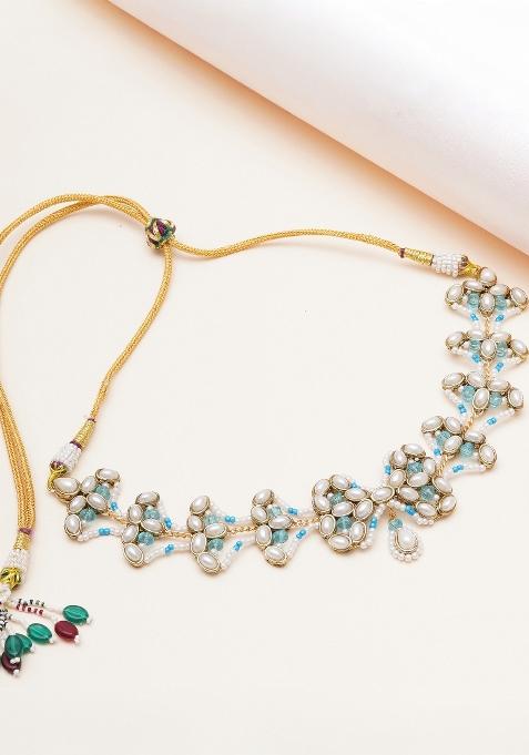 Blue  Alloy Necklaces