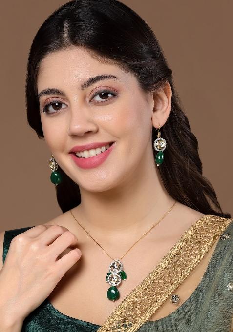 Green Alloy Necklace