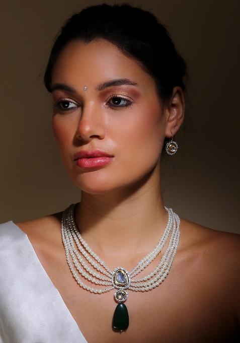 Green Alloy Necklace