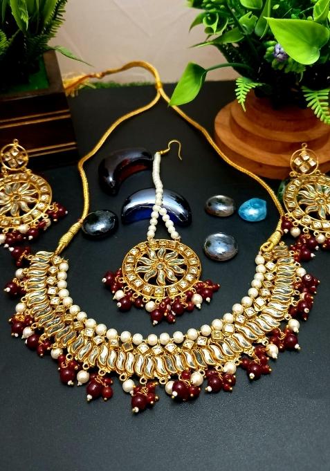 Red Copper Necklace Set