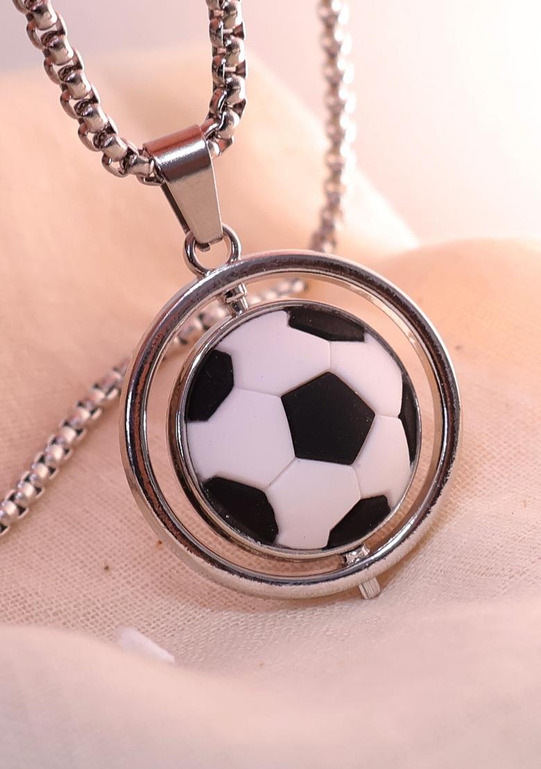 White Stainless Steel Necklace - Indya
