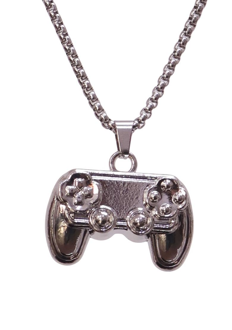 Silver Stainless Steel Necklace - Indya