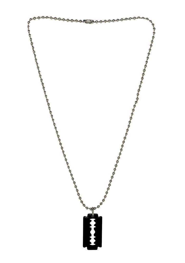 Silver Alloy Chain Pendant - Indya