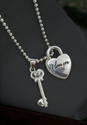 Silver Alloy Chain Pendant