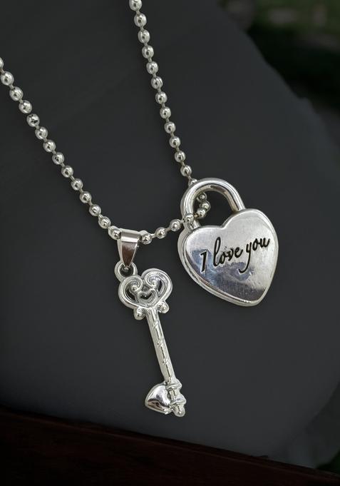 Silver Alloy Chain Pendant