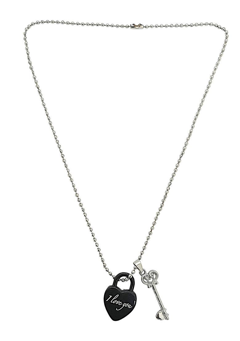 Silver Alloy Chain Pendant - Indya