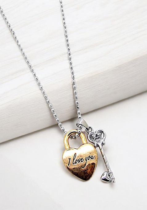 Silver Alloy Chain Pendant