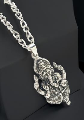 Silver Alloy Chain Pendant