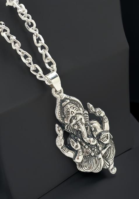 Silver Alloy Chain Pendant