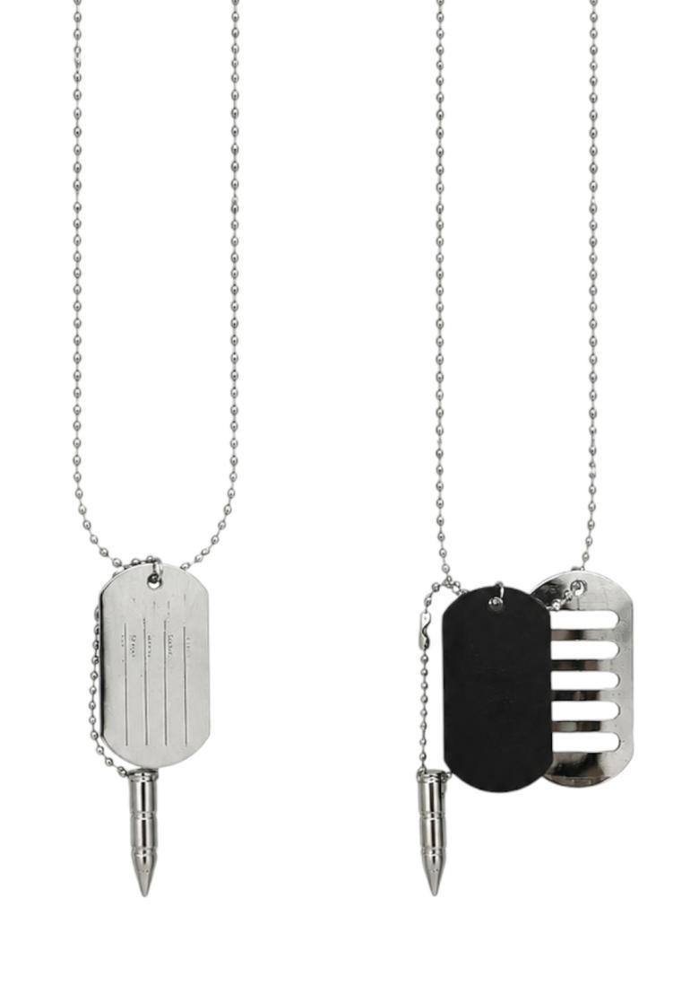 Silver Alloy Chain Pendant - Indya