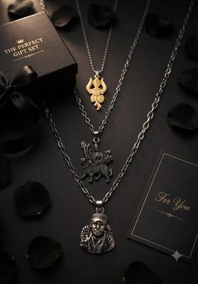 Silver Alloy Chain Pendant