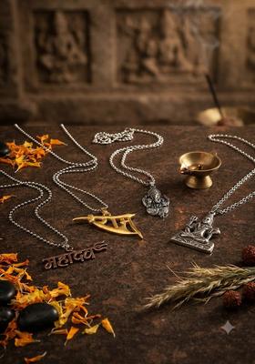 Silver Alloy Chain Pendant