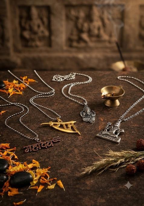Silver Alloy Chain Pendant