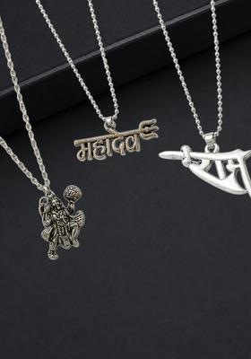 Silver Alloy Chain Pendant