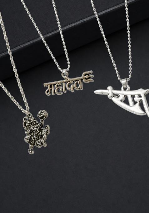 Silver Alloy Chain Pendant