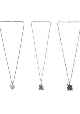 Silver Alloy Chain Pendant