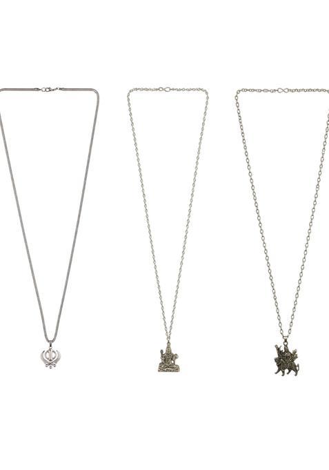 Silver Alloy Chain Pendant