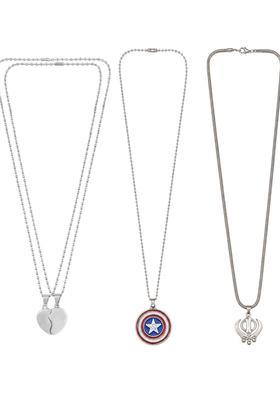 Silver Alloy Chain Pendant