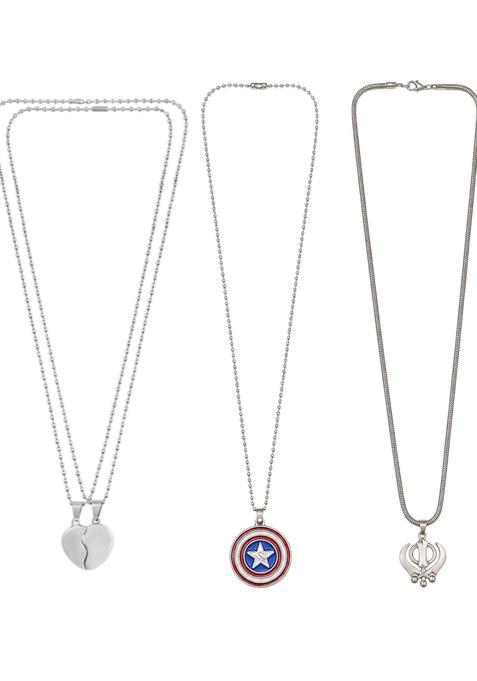Silver Alloy Chain Pendant