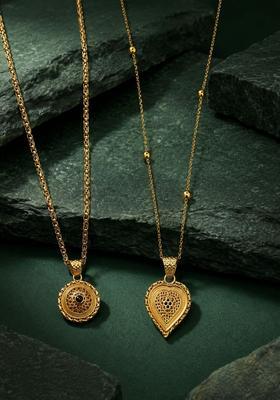 Golden Alloy Chain Pendant