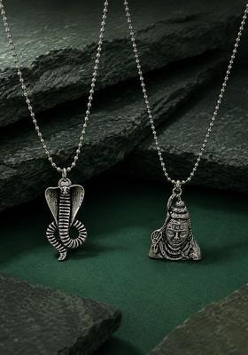 Silver Alloy Chain Pendant