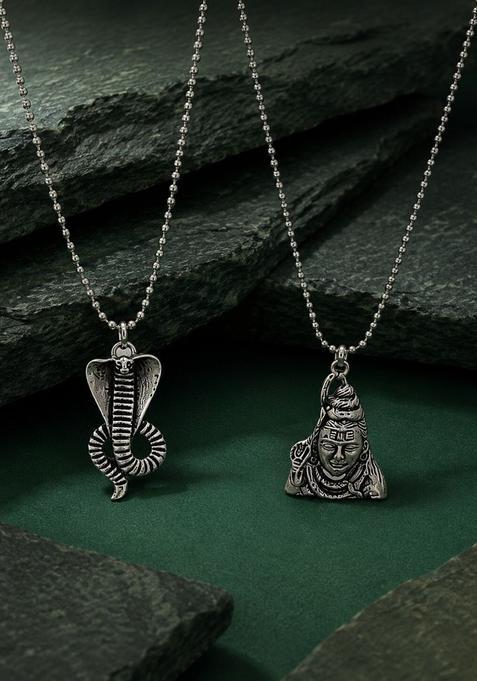 Silver Alloy Chain Pendant