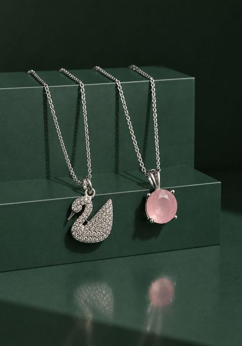 Silver Alloy Chain Pendant
