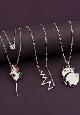 Silver Alloy Chain Pendant