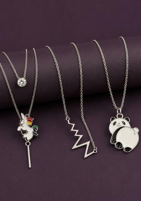 Silver Alloy Chain Pendant