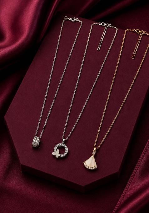 Multicolor Alloy Chain Pendant