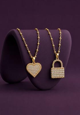 Golden Alloy Chain Pendant