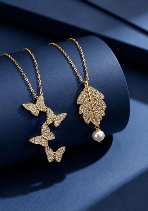 Golden Alloy Chain Pendant