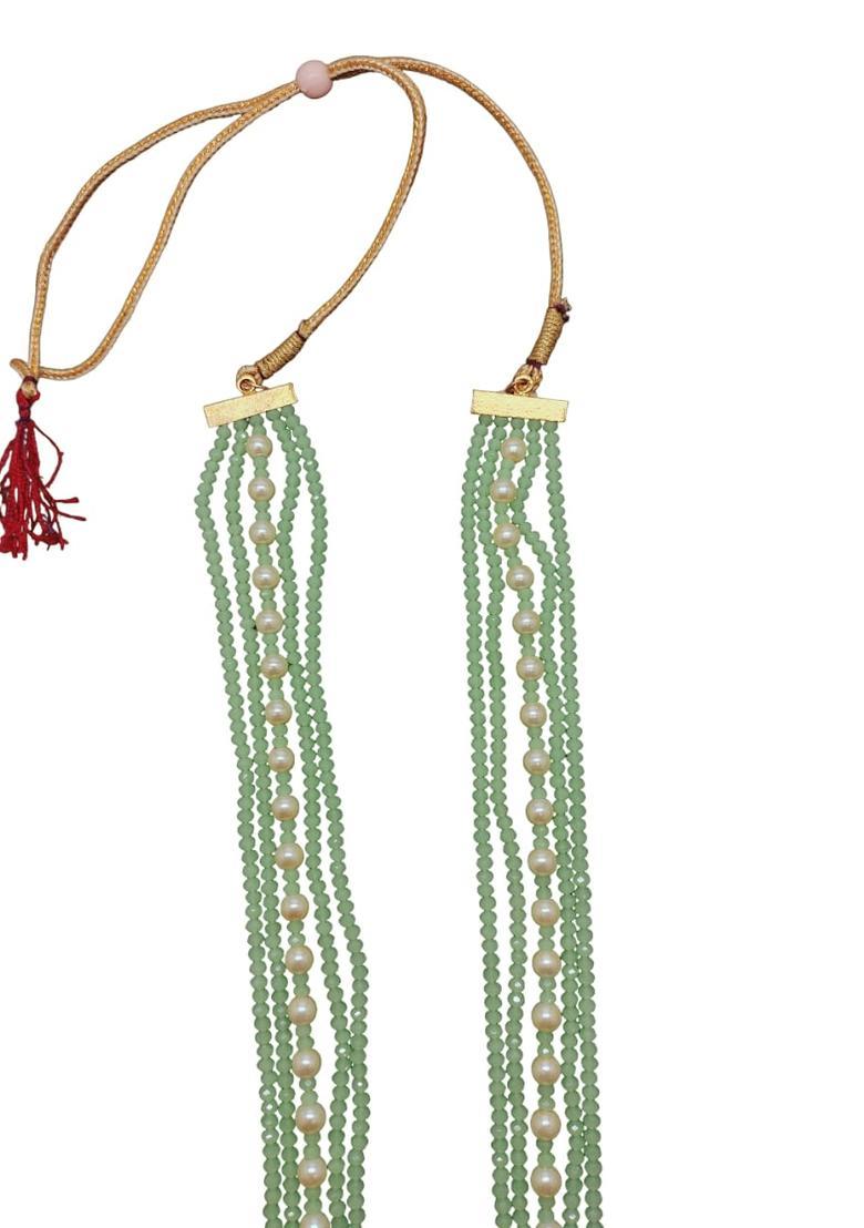Golden Alloy Necklace - Indya