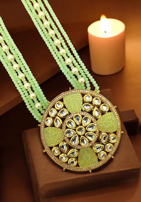 Golden Alloy Necklace
